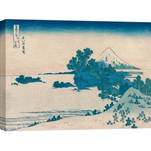 Japanese print, Seven-Mile Beach in Sagami Province, Hokusai