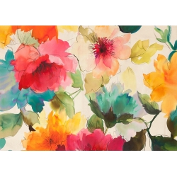 Cuadro en lienzo, Armonía de flores en primavera de Kelly Parr