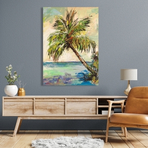 Art print and canvas, Palms in the Sun II by Luigi Florio