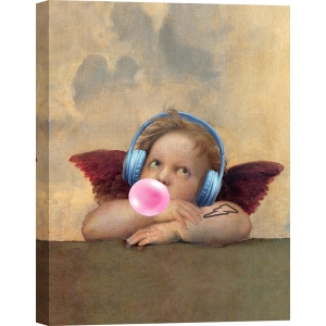 Pop art print and canvas, Leisure Time, Angel II by Matt Spencer
