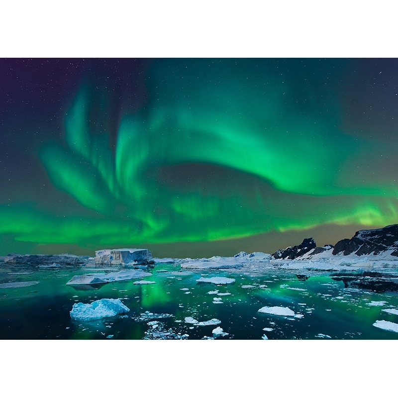 Cuadro en lienzo y lámina, Aurora Boreal, Islandia