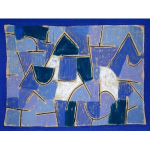 Kunstdruck, Leinwandbilder, Blaue Nacht, 1937 von Paul Klee