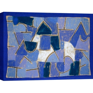 Tableau sur toile, affiche, Nuit bleue, 1937 de Paul Klee