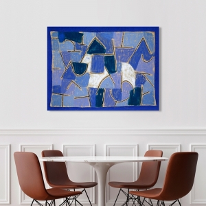 Tableau sur toile, affiche, Nuit bleue, 1937 de Paul Klee