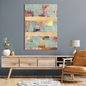 Abstract wall art and canvas, City Rising I by Peter Winkel
