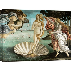 Wall art print and canvas. Sandro Botticelli, The birth of Venus