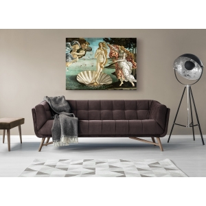 Tableau sur toile. Botticelli Sandro, La naissance de Vénus