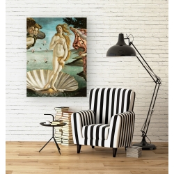Cuadro famoso en canvas. Botticelli, Nacimiento de Venus (detalle)