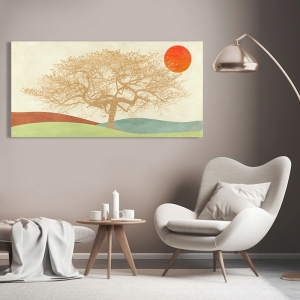 Kunstdruck, Leinwandbilder, Goldener Baum von Sayaka Miko