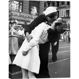 Art print Kissing the War Goodbye in Times Square, by Jorgensen