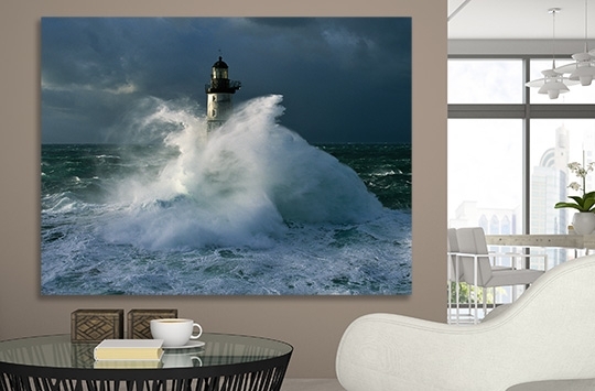 Jean Guichard Art Prints and Canvas | Lighthouses in the Storm